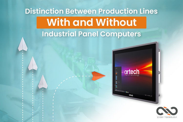 Distinction Between Production Lines With and Without Industrial Panel Computers