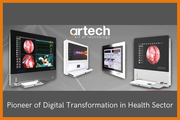 Why should Artech Medical Computer be preferred in places where hygiene is important such as hospitals, operating rooms, intensive care and patient rooms?