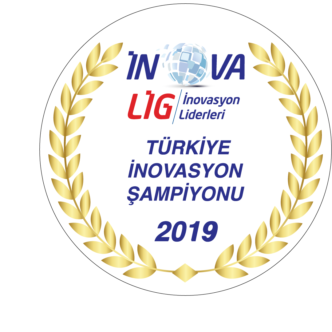 2019 İnovaLİG ‘’KOBİ ölçeğinde İnovasyon Sonuçları’’ kategorisinde Türkiye Şampiyonu olduk!